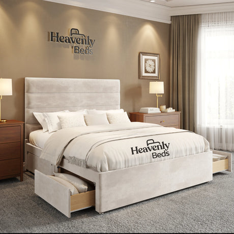 Rishley Divan Bed With Drawer Storage - Heavenlybeds