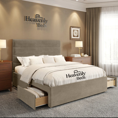 Rishley Divan Bed With Drawer Storage - Heavenlybeds