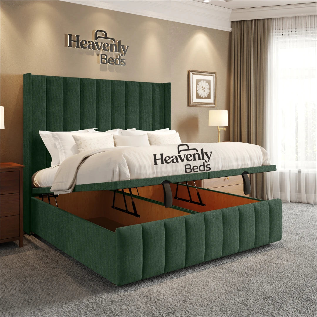 Slumio Wingback Divan Ottoman Bed