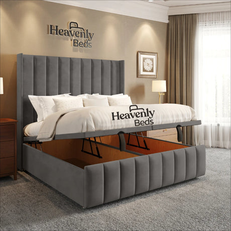 Slumio Wingback Divan Ottoman Bed