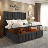 Slumio Wingback Divan Ottoman Bed