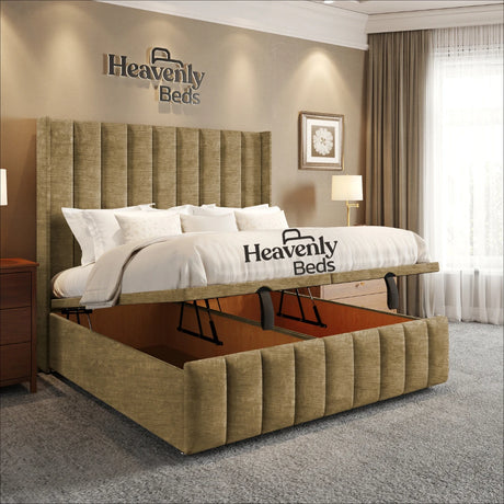 Slumio Wingback Divan Ottoman Bed