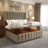 Slumio Wingback Divan Ottoman Bed