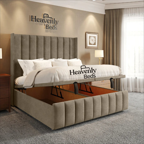 Slumio Wingback Divan Ottoman Bed