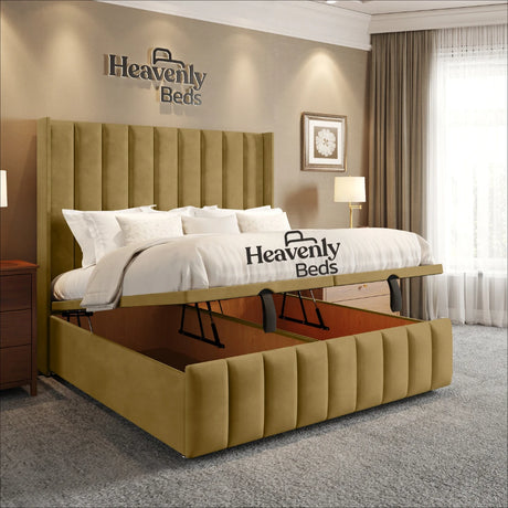 Slumio Wingback Divan Ottoman Bed