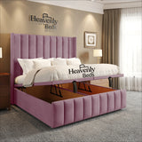 Slumio Wingback Divan Ottoman Bed