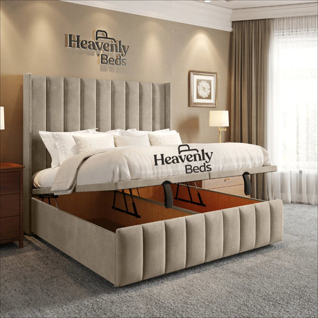 Slumio Wingback Divan Ottoman Bed