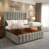 Slumio Wingback Divan Ottoman Bed