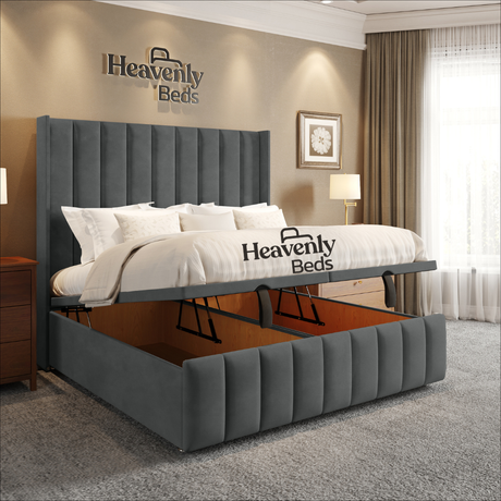 Slumio Wingback Divan Ottoman Bed