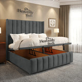 Slumio Wingback Divan Ottoman Bed