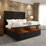 Soho Wingback Divan Ottoman Bed