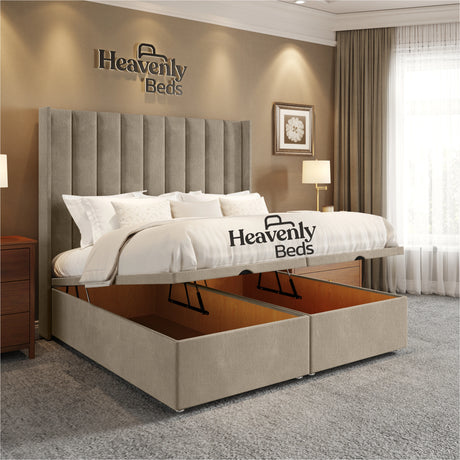 Soho Wingback Divan Ottoman Bed