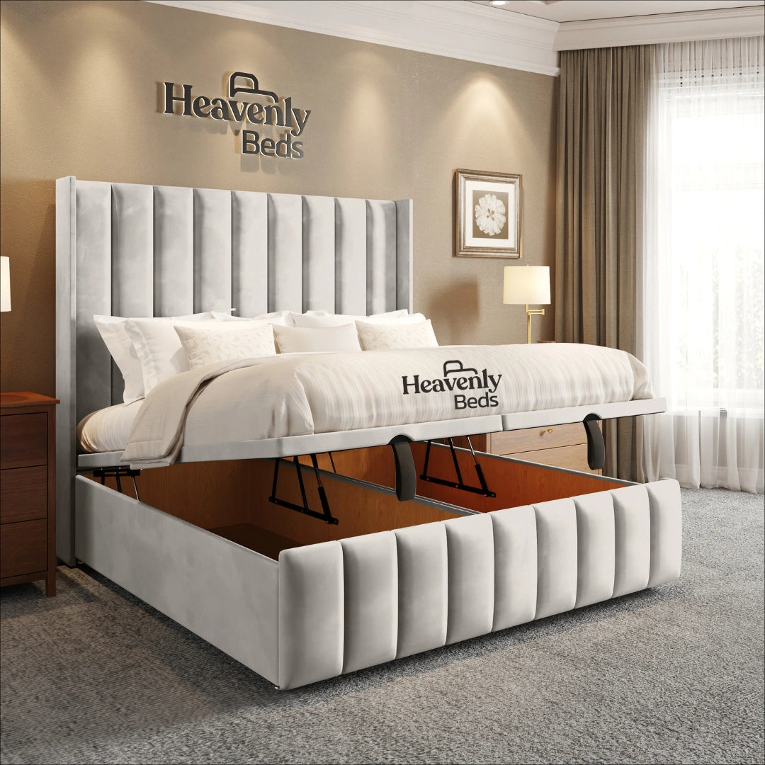 Slumio Wingback Divan Ottoman Bed