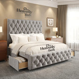 Velure Divan Bed With Drawer Storage - Heavenlybeds
