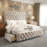 Velure Divan Bed With Drawer Storage - Heavenlybeds