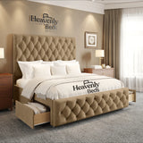Velure Divan Bed With Drawer Storage - Heavenlybeds