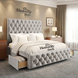 Velure Divan Bed With Drawer Storage - Heavenlybeds