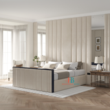 Dorchester Luxury Wall Panel TV Bed