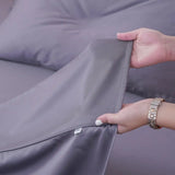 Ackly Bamboo - Charcoal Flat Sheet