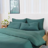 Ackly Bamboo - Royal Green Duvet Cover