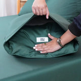 Ackly Bamboo - Royal Green Pillowcases Pair