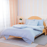 Ackly Bamboo Sky Blue Full Bedding Set