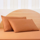 Ackly Bamboo - Terracotta Orange Pillowcases Pair