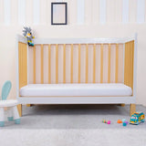 Ackly Bamboo - White Cot Bed Size Fitted Sheet