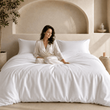 Ackly Bamboo - White Pillowcases Pair