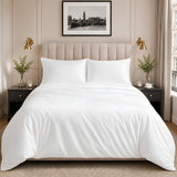 Ackly Bamboo - White Duvet Cover