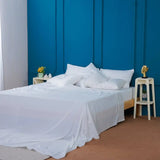 Ackly Bamboo - White Flat Sheet