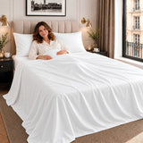Ackly Bamboo - White Flat Sheet