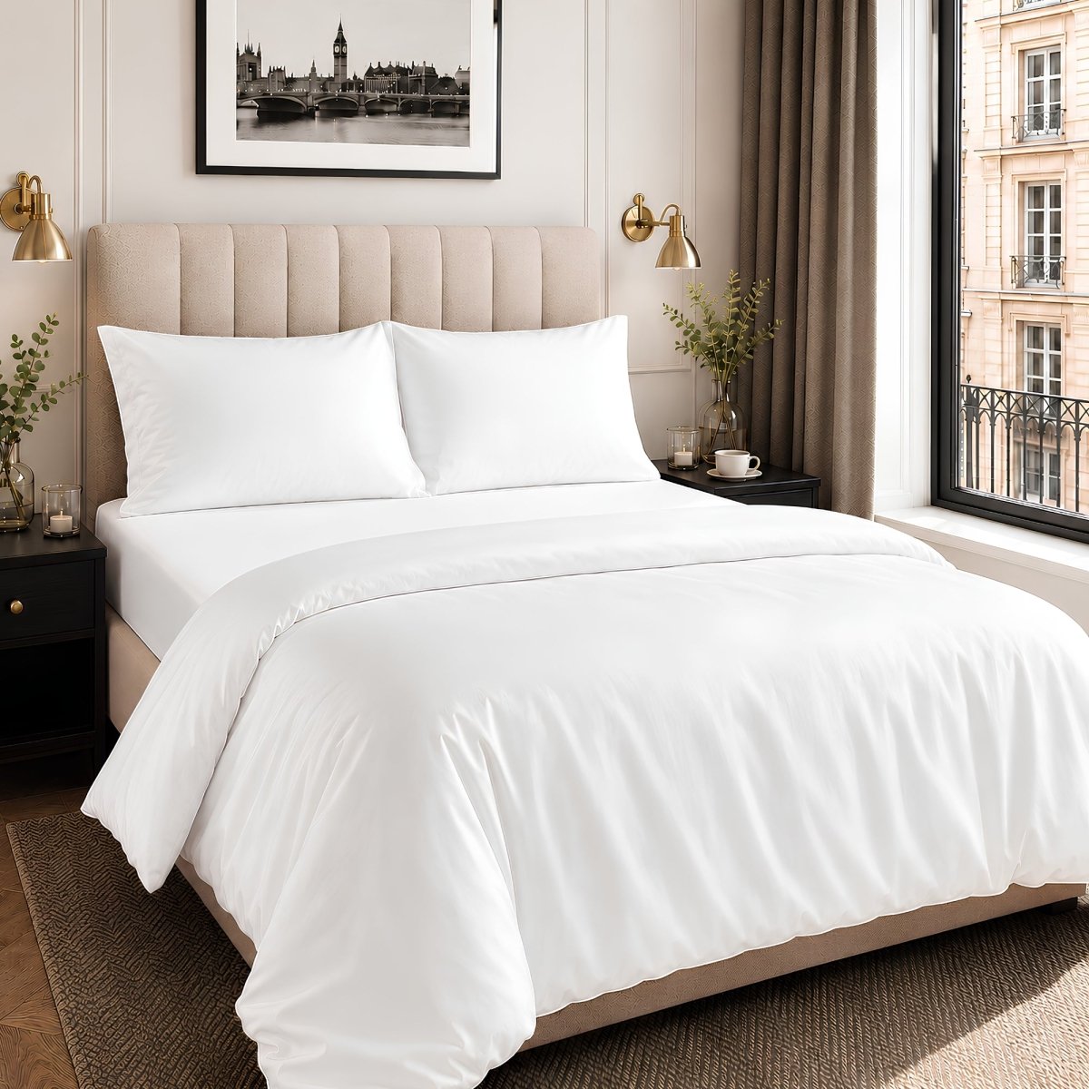 Ackly Bamboo - White Flat Sheet