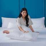 Ackly Bamboo - White Pillowcases Pair