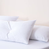 Ella Cotton White Full Bedding Set