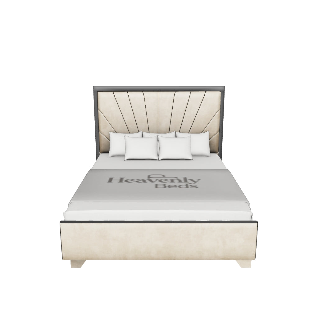 Avery Black Border Storage Bedframe