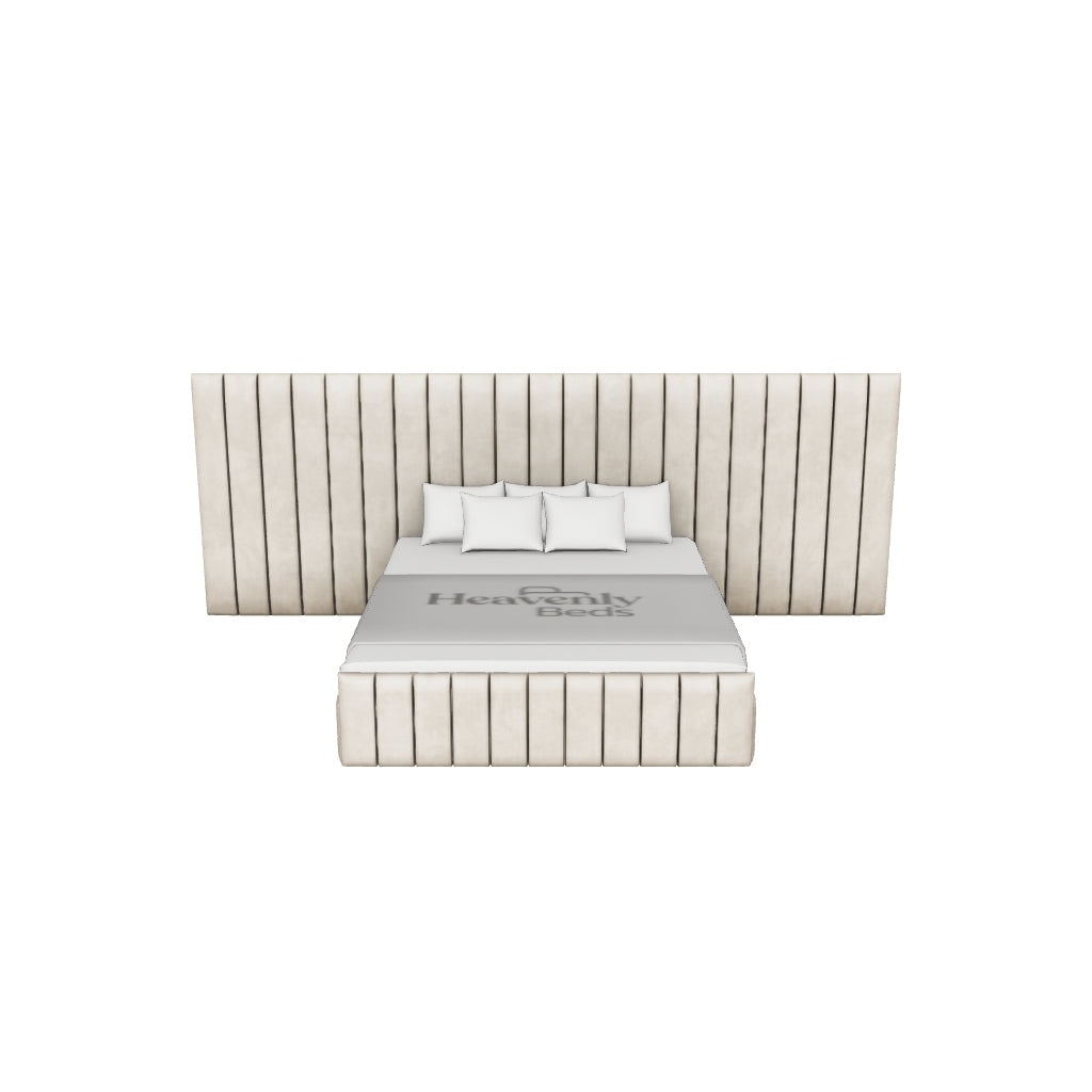 Hanam Bed Frame With Oversized Headboard