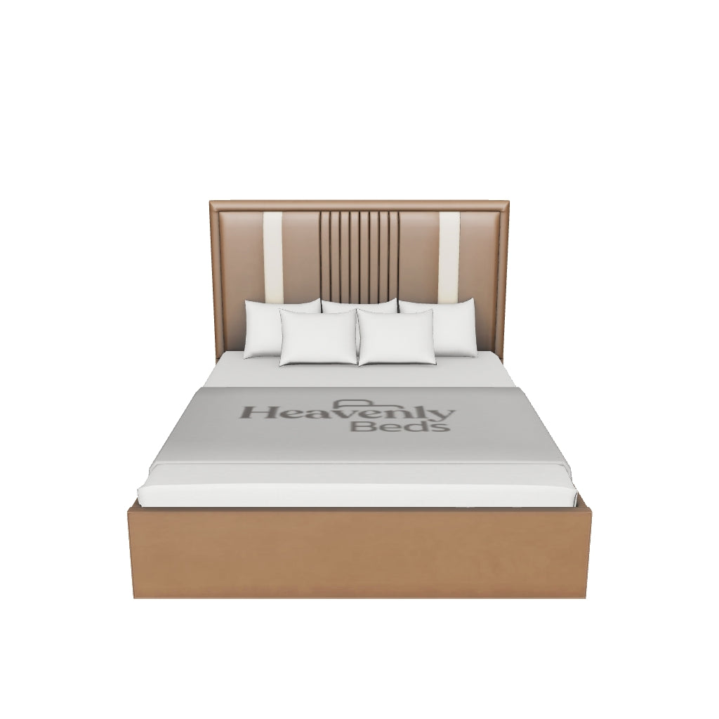 Skylar Storage Bed Frame - Choose Gold Chrome Finish